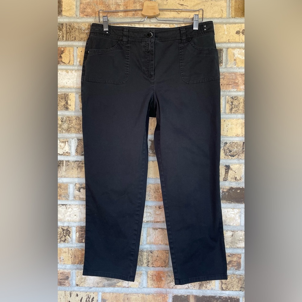 5‎ for $25🔥Chico's Black Trouser Pants Size 1.5 (Size 10)